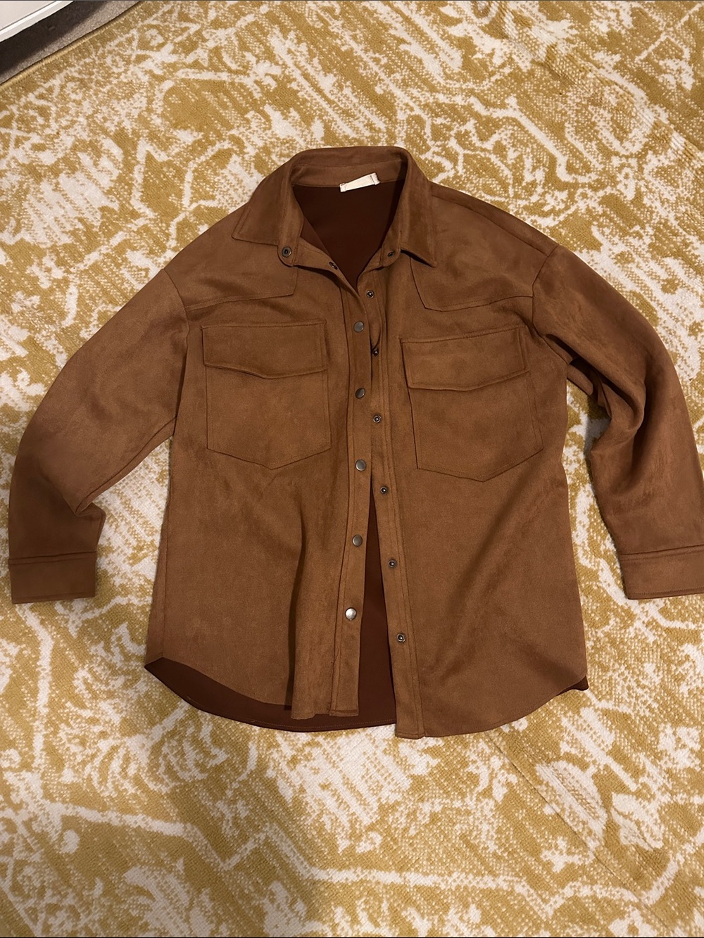 Altar’d State Suede Brown Jacket - Picture 4 of 4